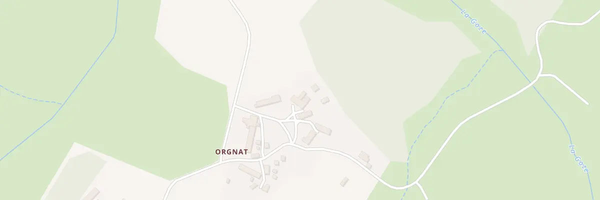 Plan du 2 Orgnat à Saint-Dizier-la-Tour