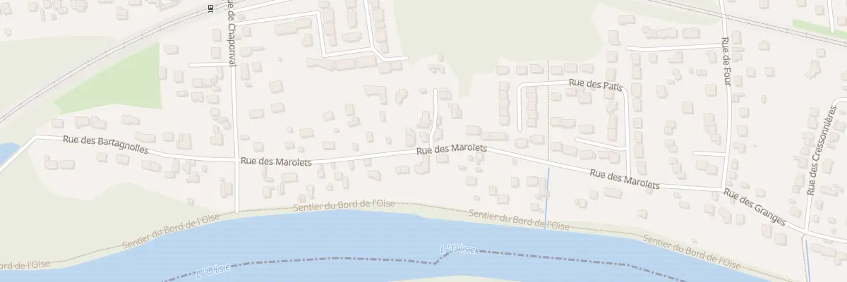 Plan du 72 Rue du Marolet à Auvers-sur-Oise