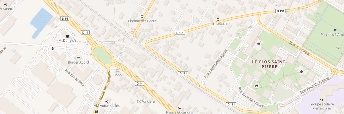 Plan du 90 Rue Thibivilliers à Pierrelaye