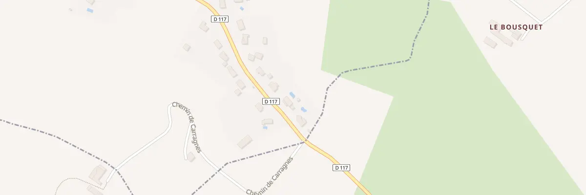 Plan du 1283 Rte des Côteaux à Saliès
