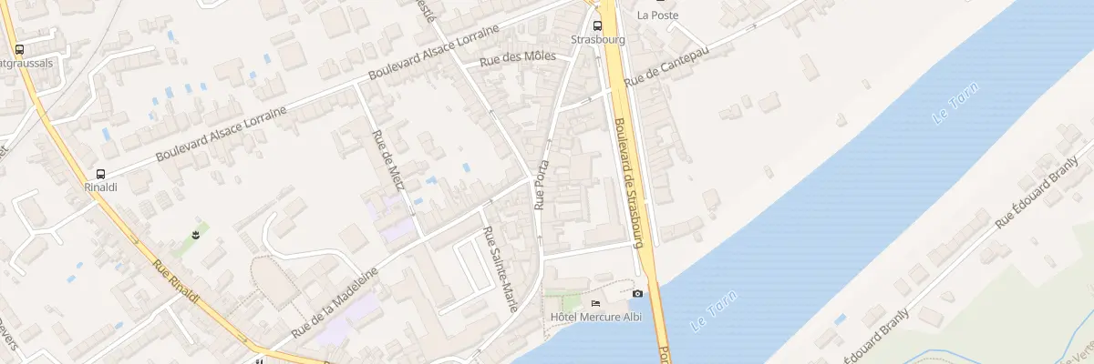 Plan du 27 Rue Porta à Albi
