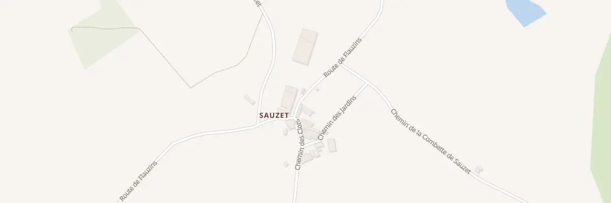Plan du 64 Sauzet à Lescure-Jaoul