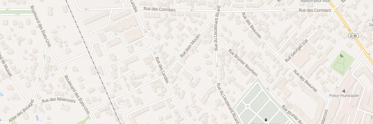 Plan du 34 Rue Jean Moulin à Chatou
