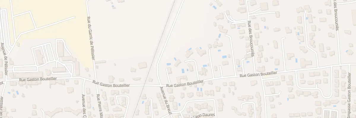Plan du 23 Rue Gaston Bouteiller à Albi