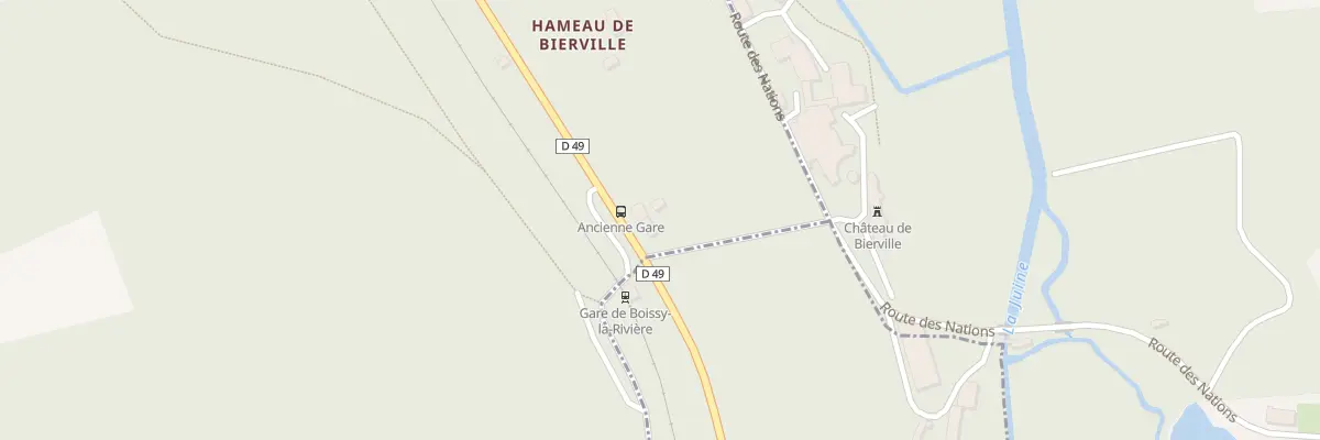 Plan du 5037 Ham de Bierville à Saclas
