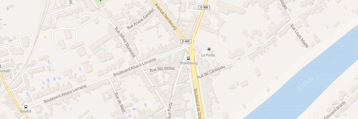 Plan du 8 Rue Porta à Albi