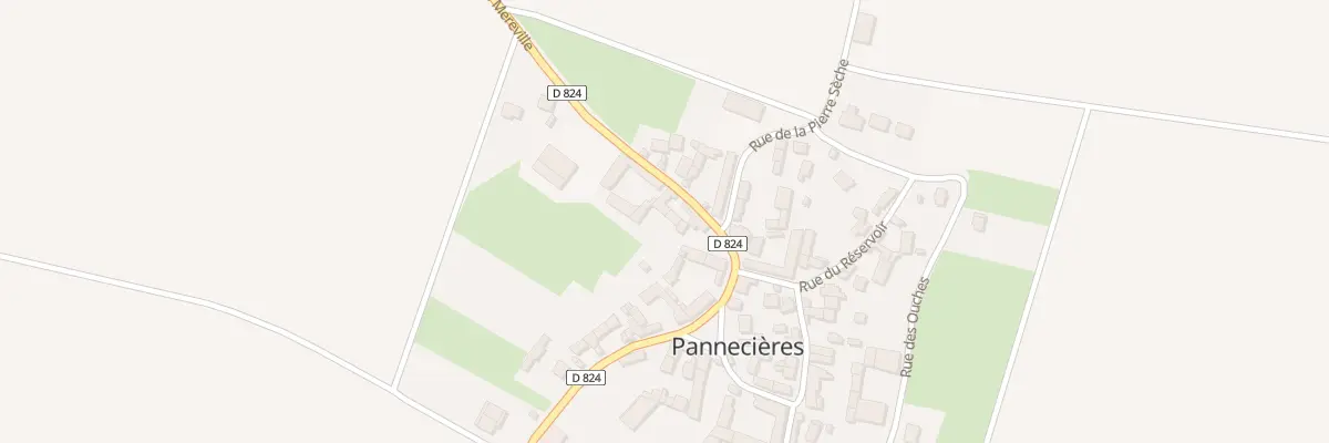 Plan du 6 Rue de Méréville à Pannecières