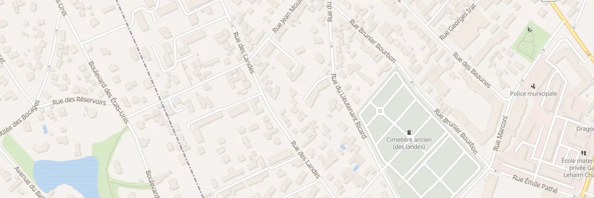 Plan du 102 Rue des Landes à Chatou