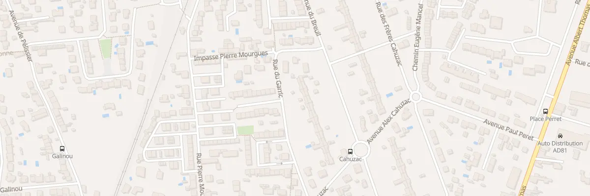Plan du 56 Rue du Garric à Albi