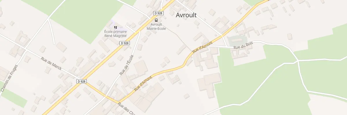 Plan du 12 Rue d’Amont à Avroult
