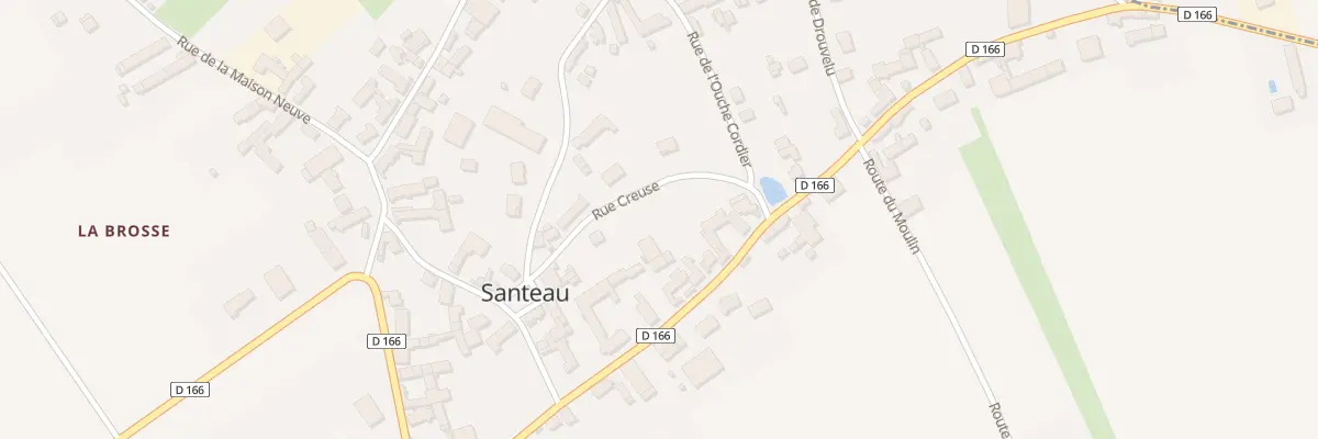 Plan du 10 Rue du Portail à Santeau