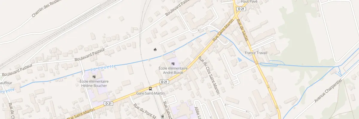 Plan du 20 Rue Saint-Martin à Étampes