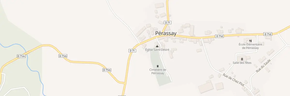 Plan du 5026 Le Bourg à Pérassay