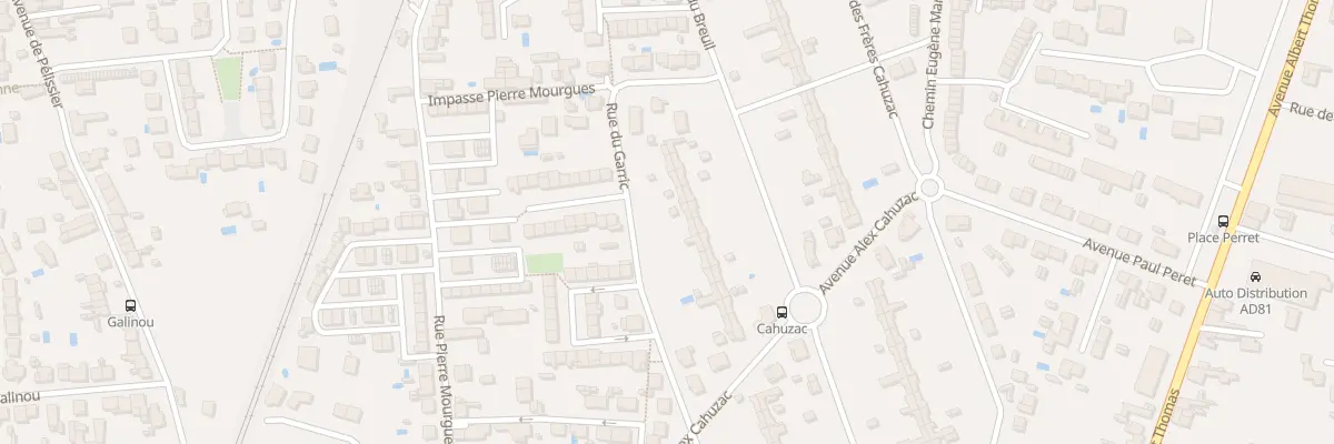 Plan du 52 Rue du Garric à Albi