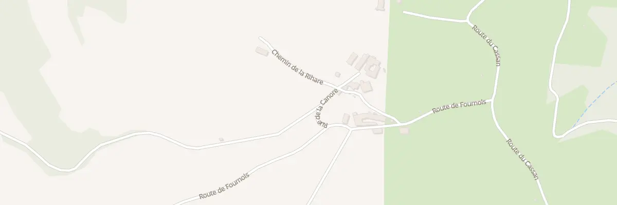 Plan du 5196 Fournols à Lescure-Jaoul