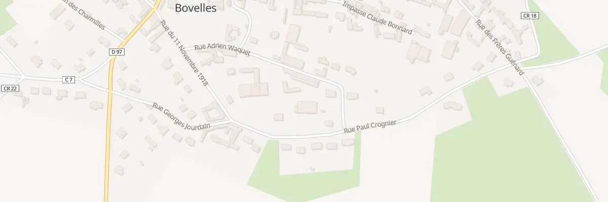 Plan du 7 Rue Adrien Waquet à Bovelles