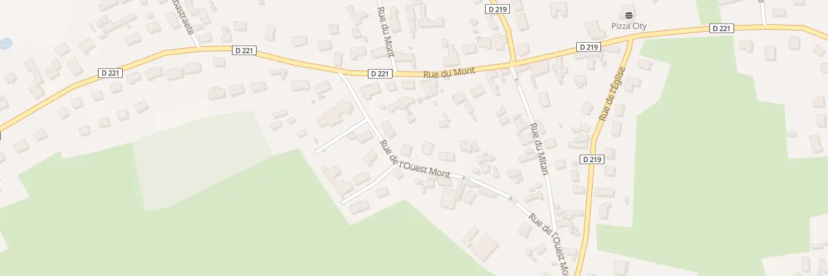 Plan du 11 Rue de l’Ouest Mont à Éperlecques