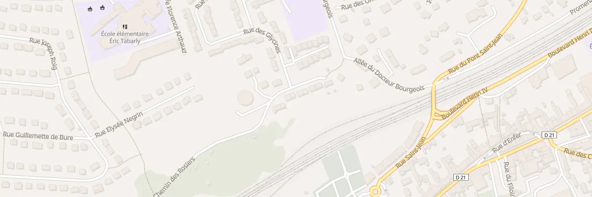 Plan du 25 Rue des Glycines à Étampes