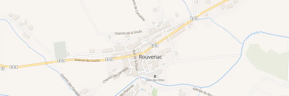 Plan du 19 Av de Couiza à Val-du-Faby