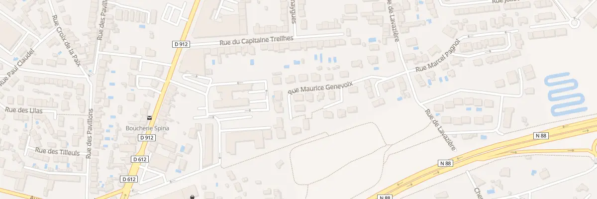 Plan du 17 Rue Maurice Genevoix à Albi