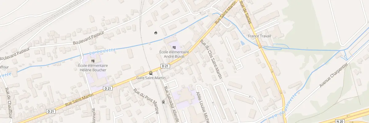 Plan du 17 Rue Saint-Martin à Étampes