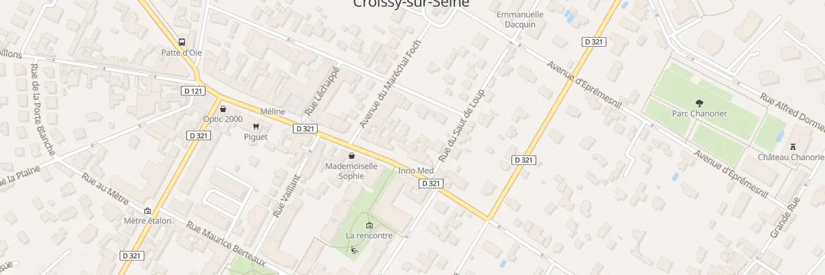Plan du 8 Bd Fernand Hostachy à Croissy-sur-Seine