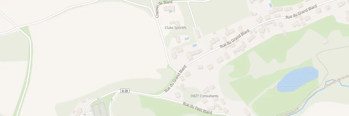 Plan du 1 Rte de Frouville à Labbeville
