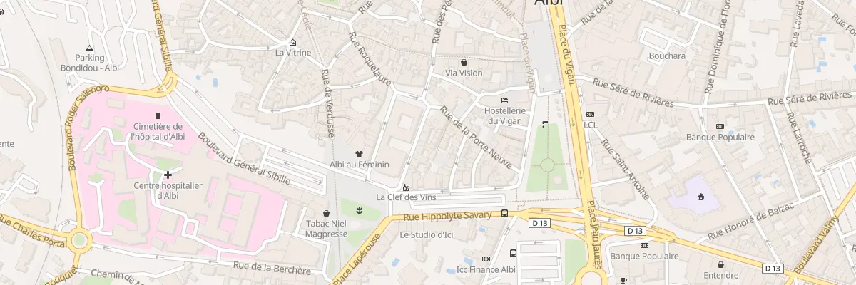Plan du 5 Rue Laurent Mathieu à Albi