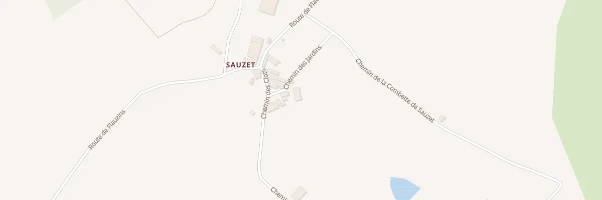 Plan du 43 Sauzet à Lescure-Jaoul