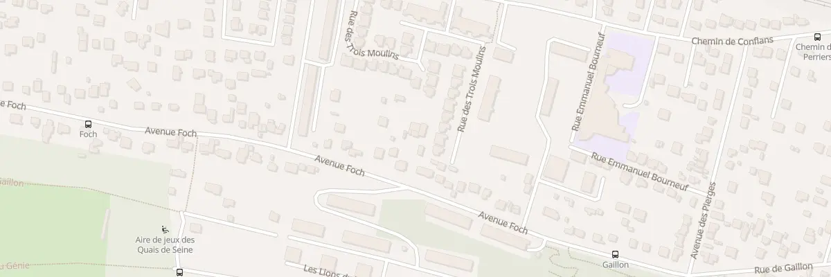 Plan du 30B Av Foch à Herblay-sur-Seine