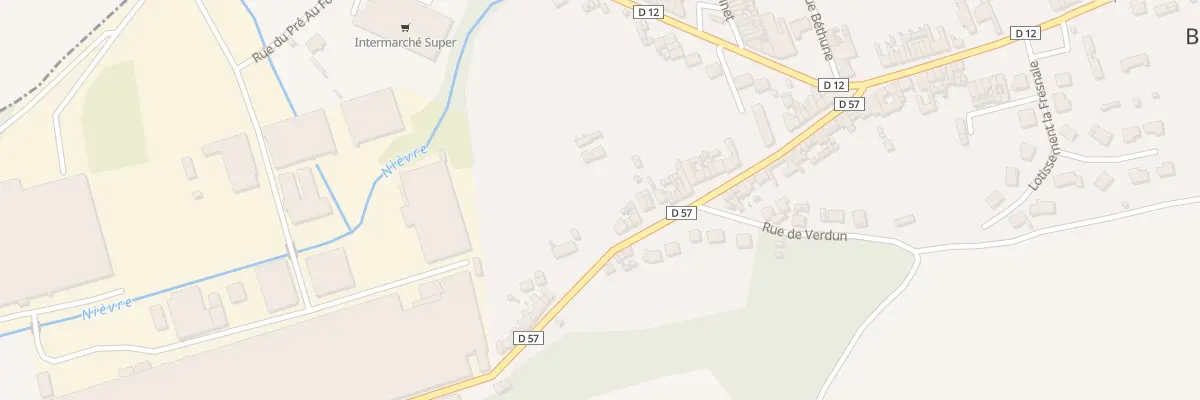 Plan du 54 Rue Jean-baptiste Saint à Berteaucourt-les-Dames
