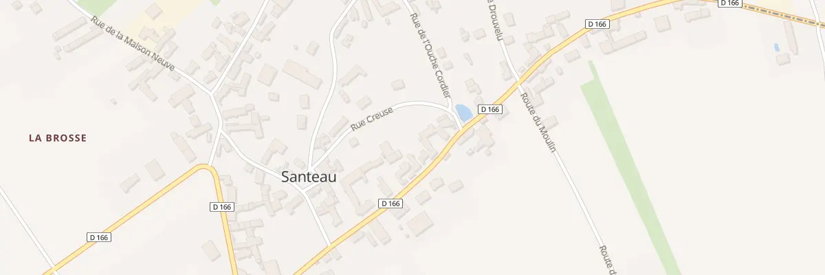 Plan du 12 Rue du Portail à Santeau