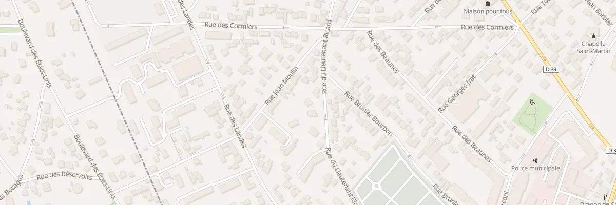 Plan du 45B Rue du Lieutenant Ricard à Chatou