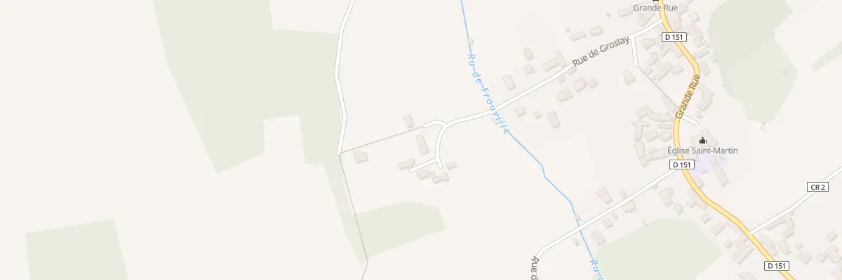 Plan du 14 Rue Groslay à Frouville