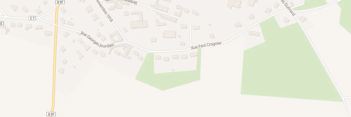 Plan du 13 Rue Paul Crognier à Bovelles