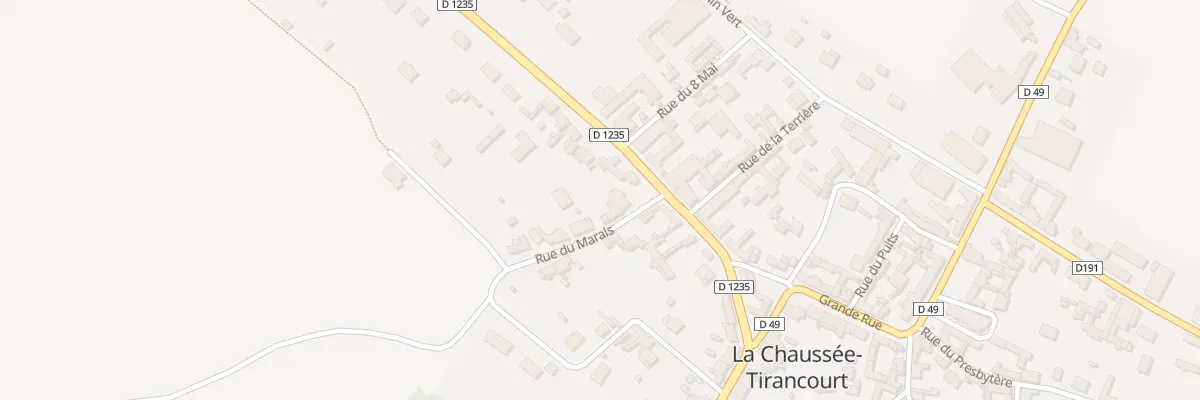 Plan du 4 Rue du Marais à La Chaussée-Tirancourt