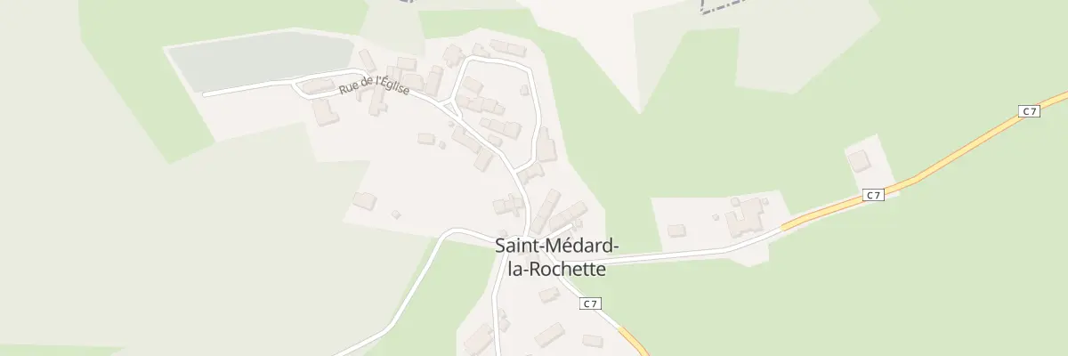 Plan du 2 Che de La Tranquillité à Saint-Médard-la-Rochette