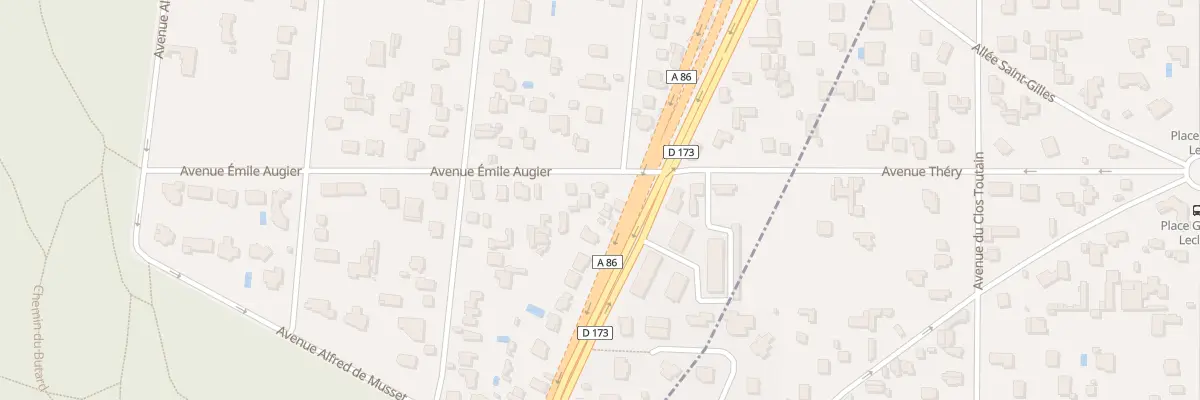 Plan du 5 Av Emile Augier à La Celle-Saint-Cloud