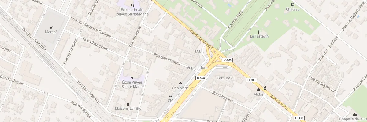 Plan du 12 Av Longueil à Maisons-Laffitte