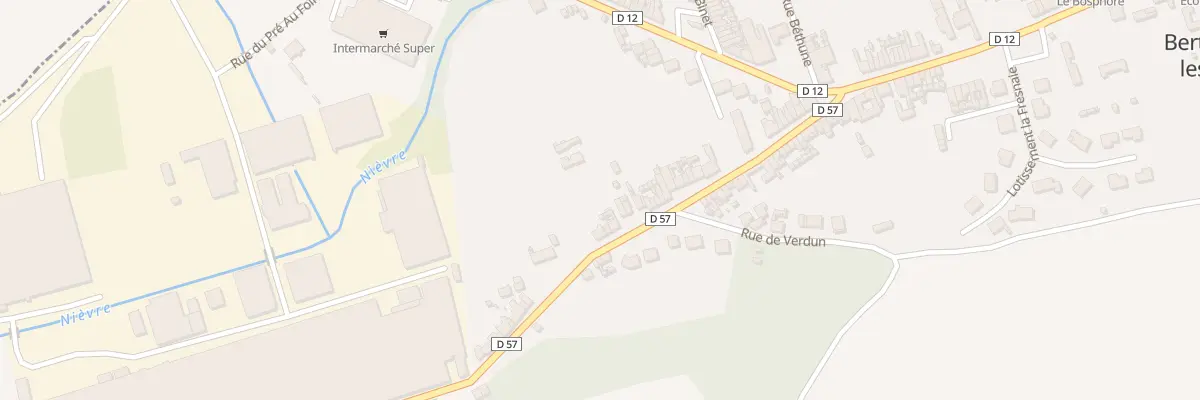 Plan du 48 Rue Jean-baptiste Saint à Berteaucourt-les-Dames