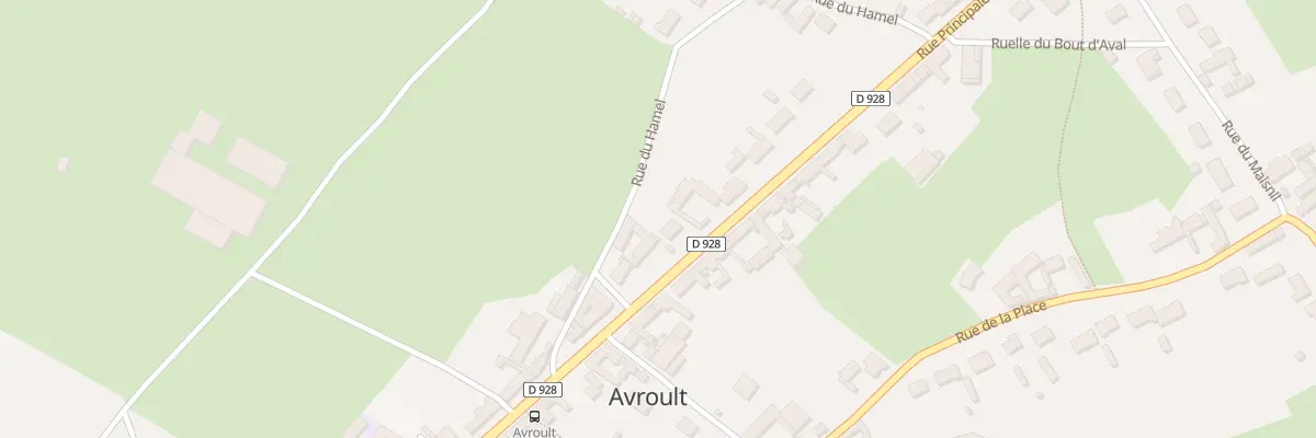 Plan du 54B Rue Principale à Avroult