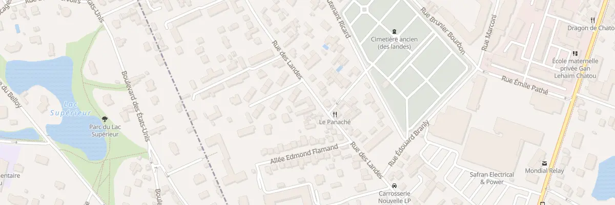 Plan du 73 Rue des Landes à Chatou