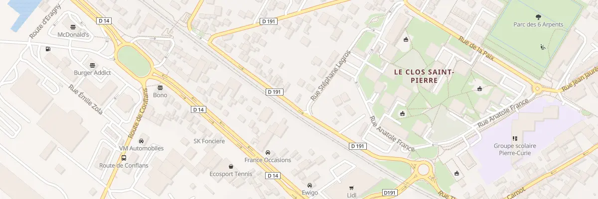 Plan du 72 Rue Thibivilliers à Pierrelaye