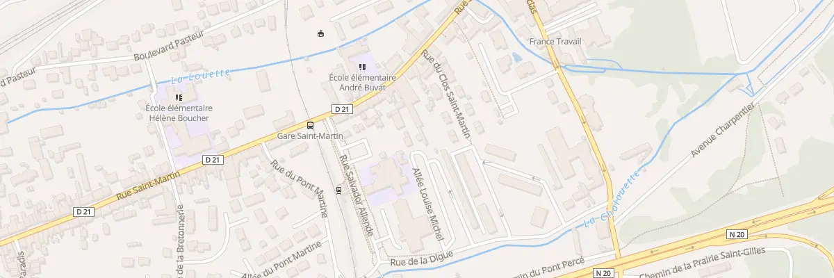 Plan du 15 Rue Saint-Martin à Étampes