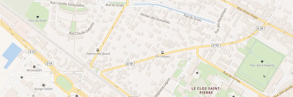 Plan du 40 Rue Jean-nicolas Leveau à Pierrelaye
