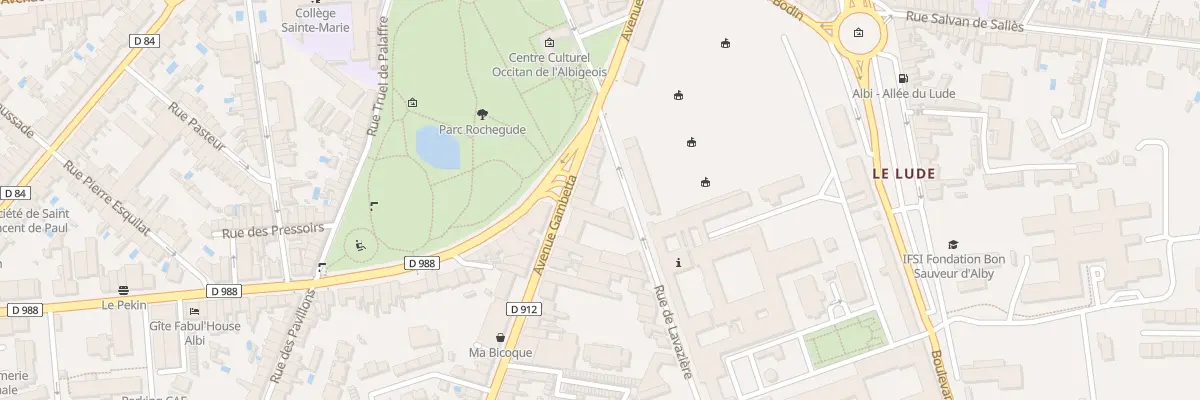 Plan du 73 Av Gambetta à Albi