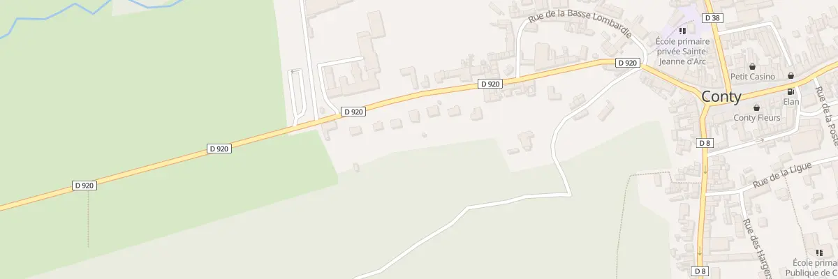 Plan du 21 Rue Guy de Segonzac à Conty