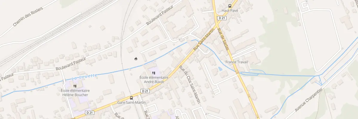 Plan du 16 Rue Saint-Martin à Étampes