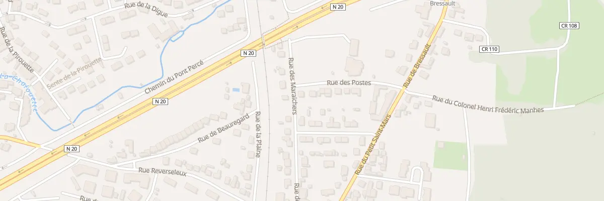 Plan du 15 Rue des Postes à Étampes