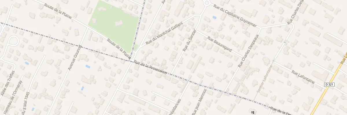 Plan du 12 Rue du Sentier à Chatou